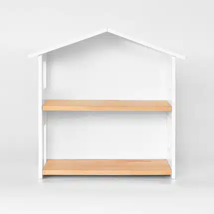 Minimalistic wooden dollhouse